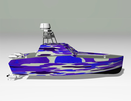 <b>“追蹤者號”智能無人靶船</b>